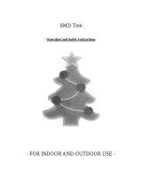 Big Lots 810569915 Winter Wonder Lane 51 Inch LED Green Yellow and Red Novelty Tree User manual