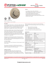 Potter PSA Addressable Photoelectric Smoke Detector User manual