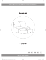 Rusta 605011480105 Lounge Torino Outdoor Sofa User manual