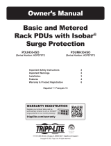 Tripp Lite TRIPP-LITE PDUH30-ISO Basic and Metered Rack PDUs Owner's manual