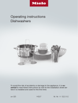 Miele G 5210 SC Front Active Plus User manual