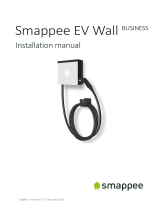 Smappee EV Wall Business 22KW 3 Phase 8m Cable Right User guide