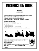 Simplicity 18.0HP LAWN TRACTOR WITH FREE CART User manual