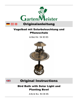 Garten Meister 940085 Bird Bath User manual