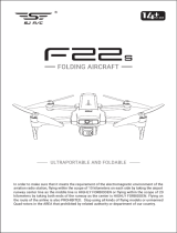 SJCAM F22s 4K PRO Drone User manual