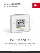 Aranet 4 Home Indoor Air Quality Monitor User manual