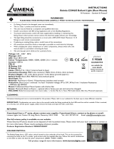 Lumena BLCON20F Boleda Conus Bollard Light Operating instructions