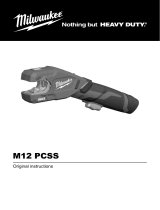 Milwaukee M12 PCSS 12v Raptor Stainless Steel Pipe Cutter User manual
