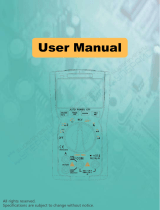 ANENG SZ18 Digital Multimeter User manual