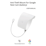 WASSERSTEIN 060921 Anti-Theft Mount For Google Nest Cam User manual