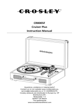 Crosley CR8005F Cruiser Plus User manual