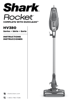 Shark HV380 Series Rocket DuoClean Corded Stick Vacuum User manual