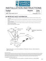 Gamber-Johnson 2020+ Ford Police Interceptor Utility and 2020+ Ford Explorer Vehicle Base Installation guide