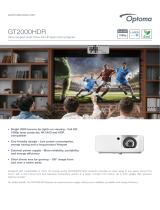 Optoma GT2000HDR Owner's manual