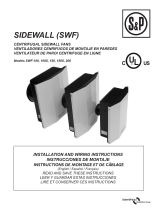 S&P USA Ventilation SWF-100X Installation guide