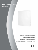 Emerio CBC-124113.1 Infrared Panel Heater User manual