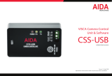 AIDA CSS-USB VISCA Camera Control Unit and Software User guide