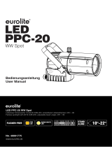 EuroLite 40001775 LED PPC-20 WW Spot User manual