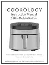 COOKOLOGY CAF72MA Digital Air Fryer User manual