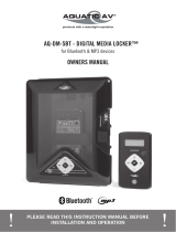 Aquatic AV AQ-DM-5BT Digital Media Locker Owner's manual