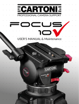 Cartoni Focus 10 Red Lock System 100mm Ball User manual