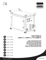 GYS 250T-C Multiweld MMA Welding Machine User manual