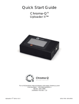 Chroma-Q Uploader II 165-1000 Software Storage Device User guide