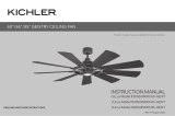Kichler 300260XXX-60-GENT Gentry Ceiling Fan User manual