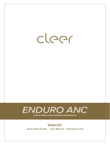 cleer ENDURO ANC Active Noise Cancellation Headphone User guide