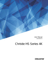 Christie 4K22-HS User manual