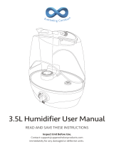 Everlasting Comfort 3.5L Humidifier User manual