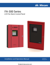 Mircom FA-300 Series LCD Fire Alarm Control Panel User manual