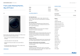 Haier HWF80ANB1 Front Loader Washing Machine User guide