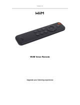 WIIM B0BVVDCQ2V Voice Remote User manual