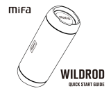Mifa WildRod Portable Bluetooth Speaker Wireless Outdoor User guide