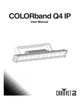 CHAUVET DJ COLORband Q4 IP LED Light Strip User manual