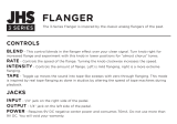 JHS Pedals 3 Series Flanger Pedal User manual