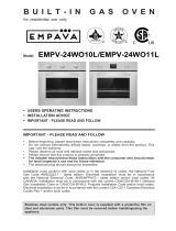 Empava EMPV-24WO10L Installation guide