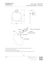 HAMILTON SINKLER BATR4005 Towel Ring User manual