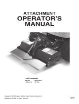 Simplicity ATTACHMENT, TILLER 1696360 User manual