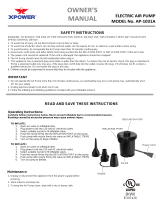 XPOWER AP-1031A User manual