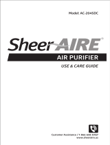 SheerAIRE AC-2045DC User guide