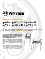 Petromax Assembly of the legs of the Gas Table User manual
