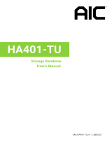 AIC HA401-TU User manual