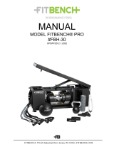 FITBENCH FBH-30 Pro Workout Bench User manual