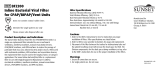Sunset BF2200 Inline Bacterial Viral Filter for CPAP/BIPAP/Vent Units User manual