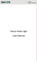 DAXYS V9M 1200lm Head Light User manual