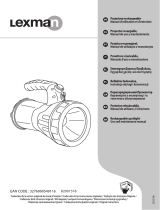 LEXMAN 82001518 Rechargeable Spotlight User manual