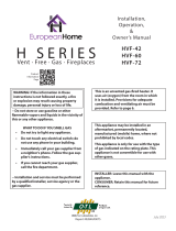 European Home H Series Installation guide