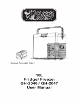 Brass Monkey GH-2046 Fridge-Freezer User manual